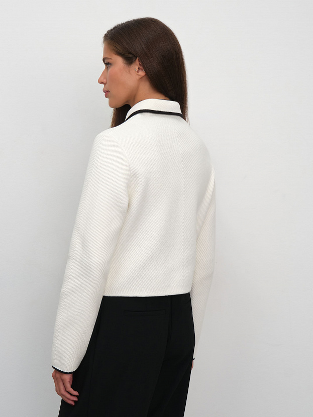 Элира жакет трикотажный (молочный, 44-46)