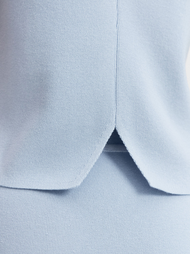 Тиффани жилет трикотажный (голубой, 44-46)