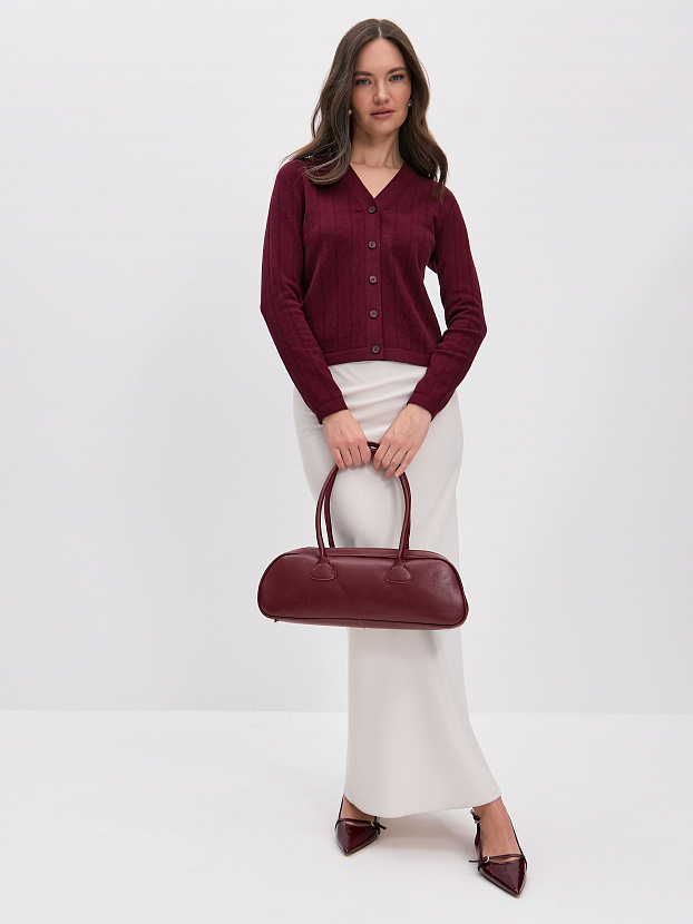 Джеси кардиган трикотажный (бордо, 46)