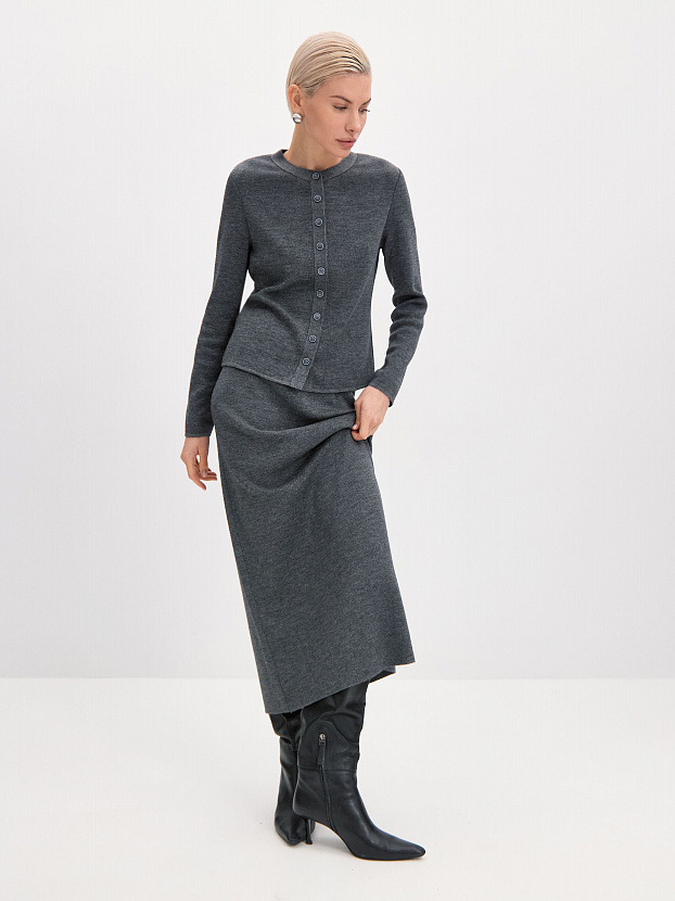 Розалин кардиган трикотажный (маренго, 44-46)