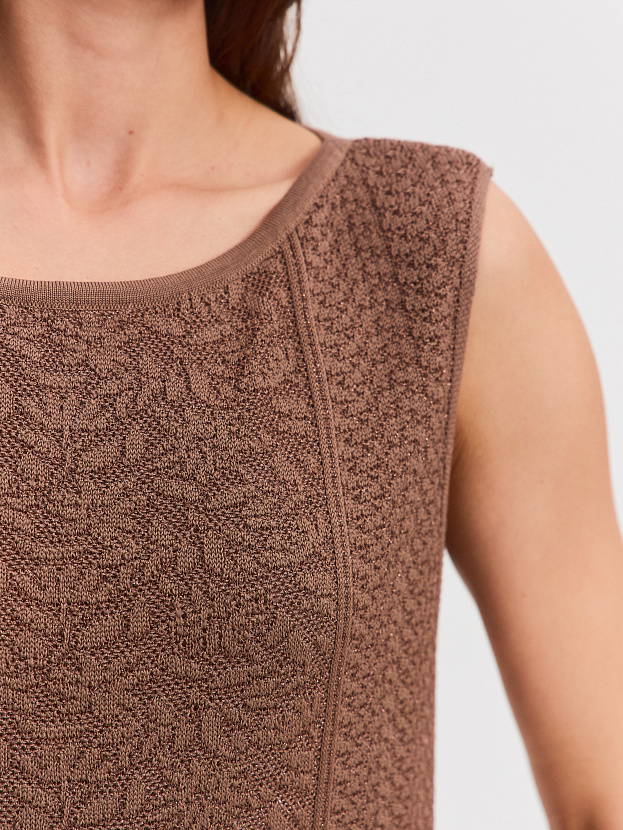 Шарлиз1 джемпер трикотажный (какао, 44-46)