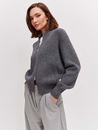 Бомбер из шерсти мериноса Эльба