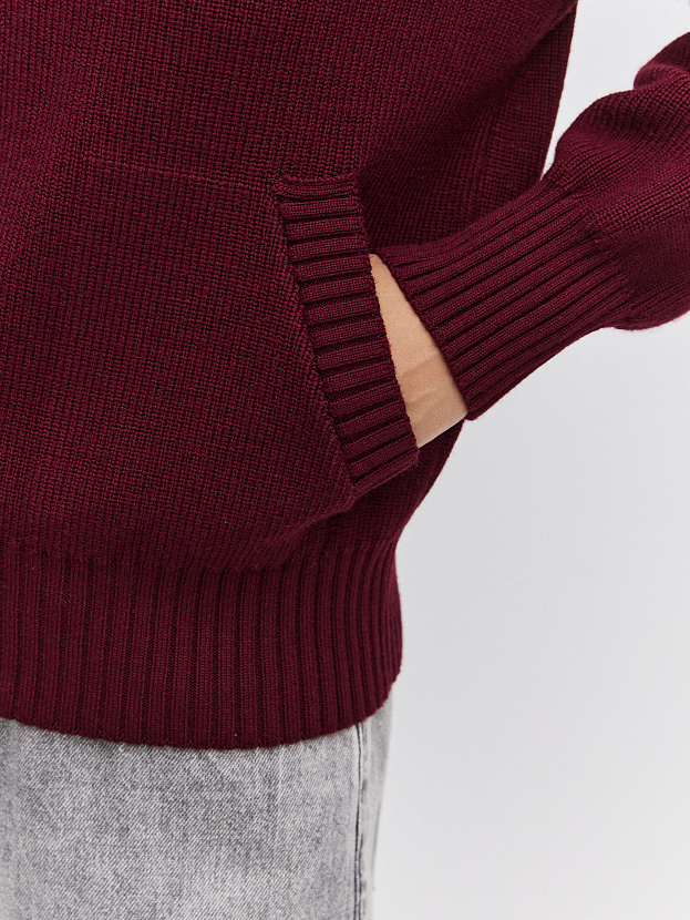 Эльба джемпер (бомбер) трикотажный (бордо, 44-46)
