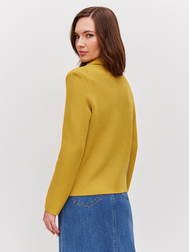 Аврора жакет трикотажный (охра, 44-46)