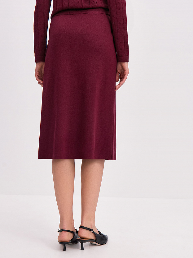 Моне юбка трикотажная (бордо, 46)