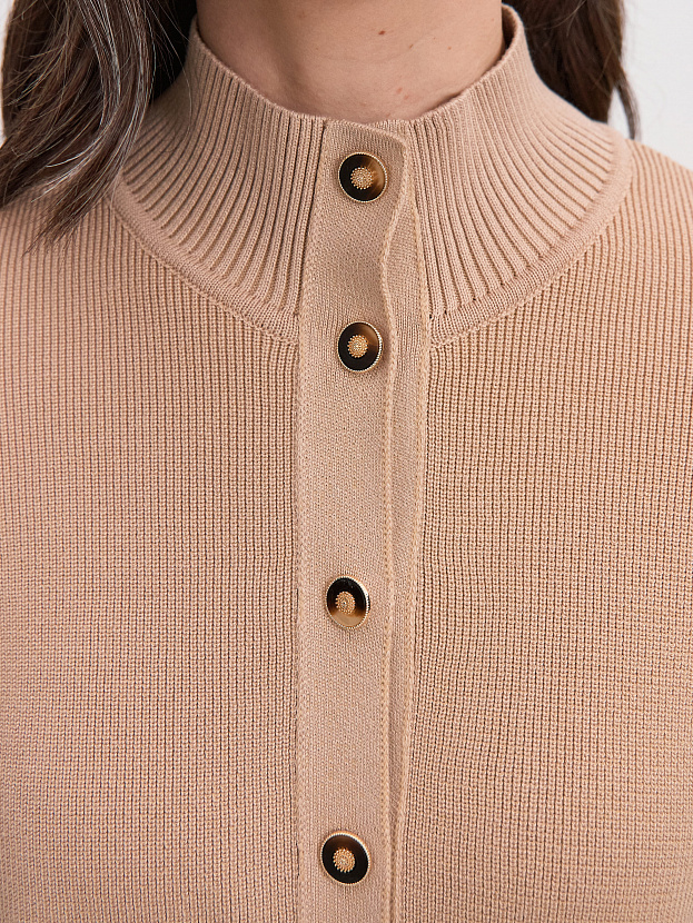 Латина кардиган трикотажный (бежевый, 44-46)