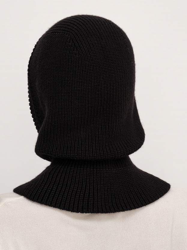 Экрю капор трикотажный (черный, 56-58)