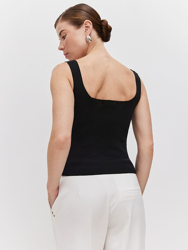 Илария майка трикотажная (черный, 44-46)