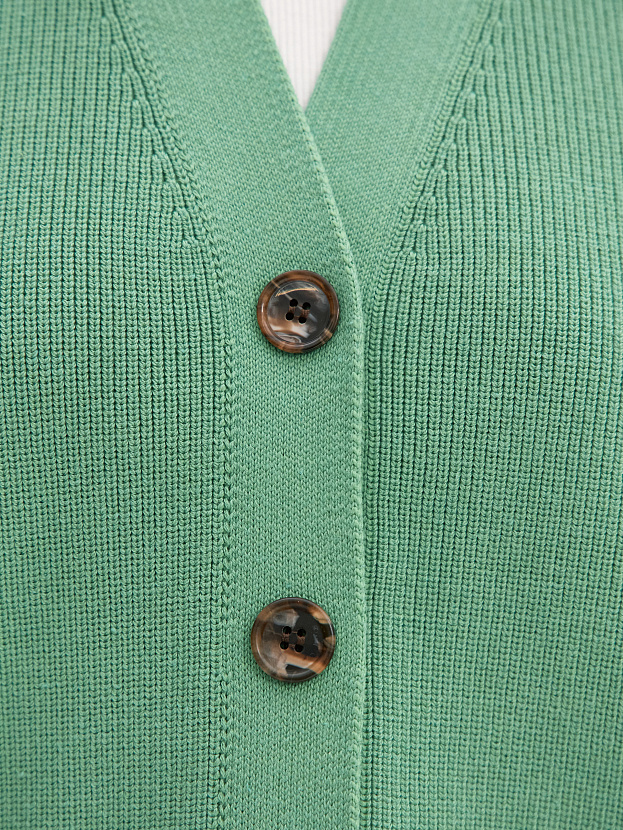 Родос кардиган трикотажный (зеленый, 44-46)