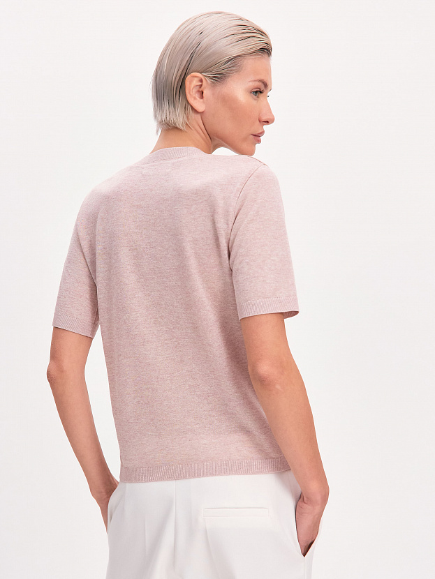 Гелекси джемпер трикотажный (пудровый, 44-46)