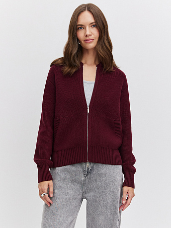 Бомбер из шерсти мериноса Эльба