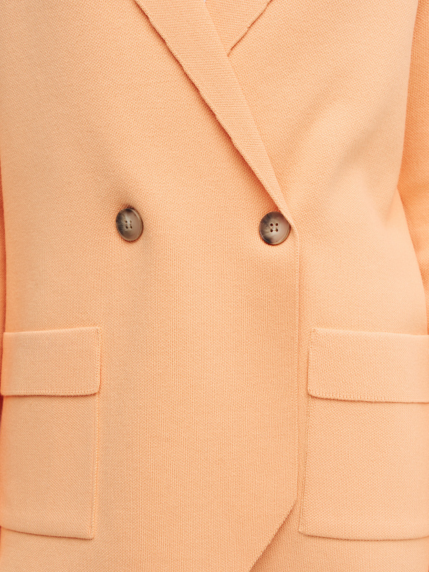 Монако пиджак трикотажный (абрикосовый, 44-46)