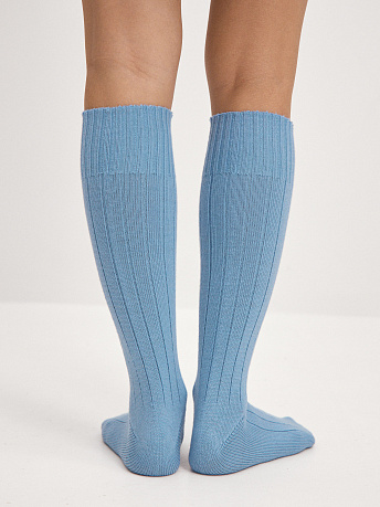 Гольфы трикотажные из шерсти мериноса Степ