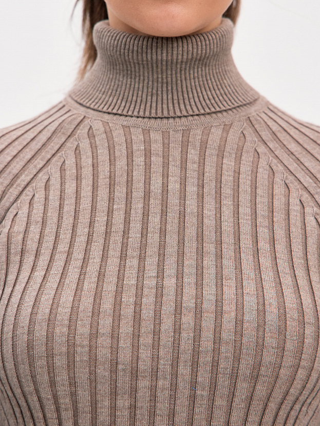 Люси водолазка трикотажная (какао, 44-46)