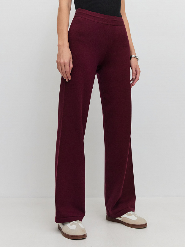 Меркури брюки трикотажные (бордо, 44-46/164-170)
