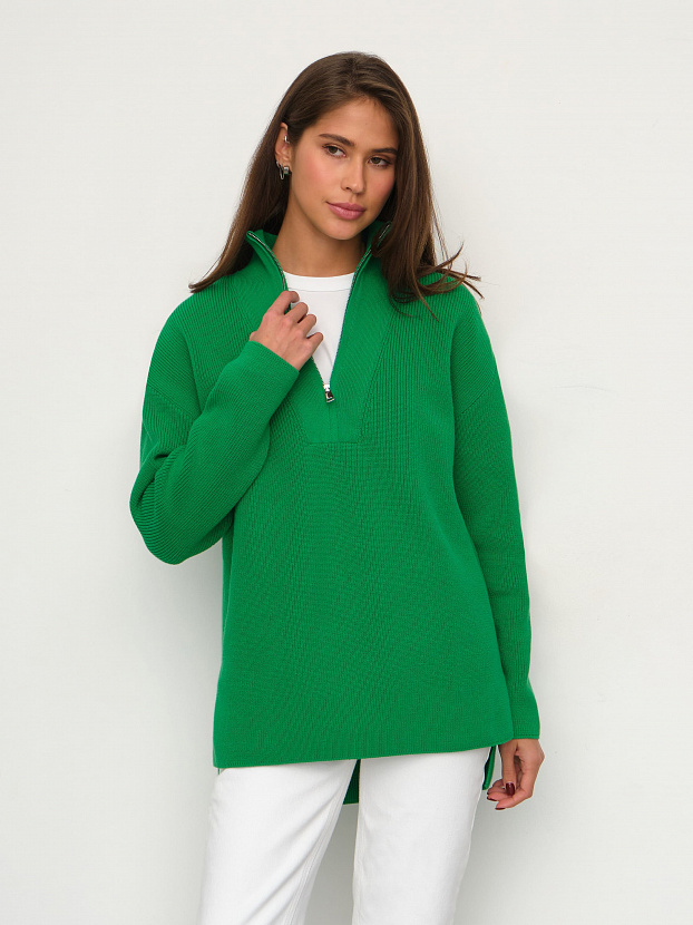 Райди джемпер трикотажный (ярко-зеленый, 44-46)