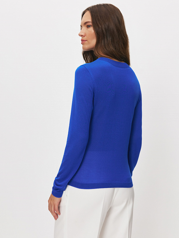 Петра джемпер (лонгслив) трикотажный (ультрамарин, 44-46)