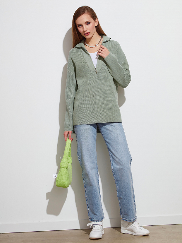 Райди джемпер трикотажный (светло-зеленый, 44-46)