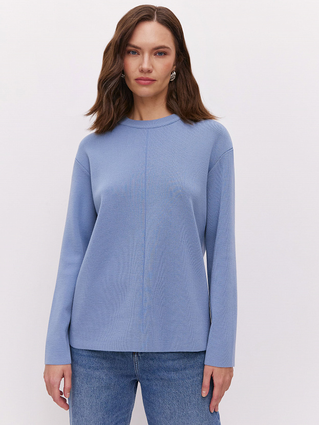 Меридиан джемпер трикотажный (серо-голубой, 44-46)