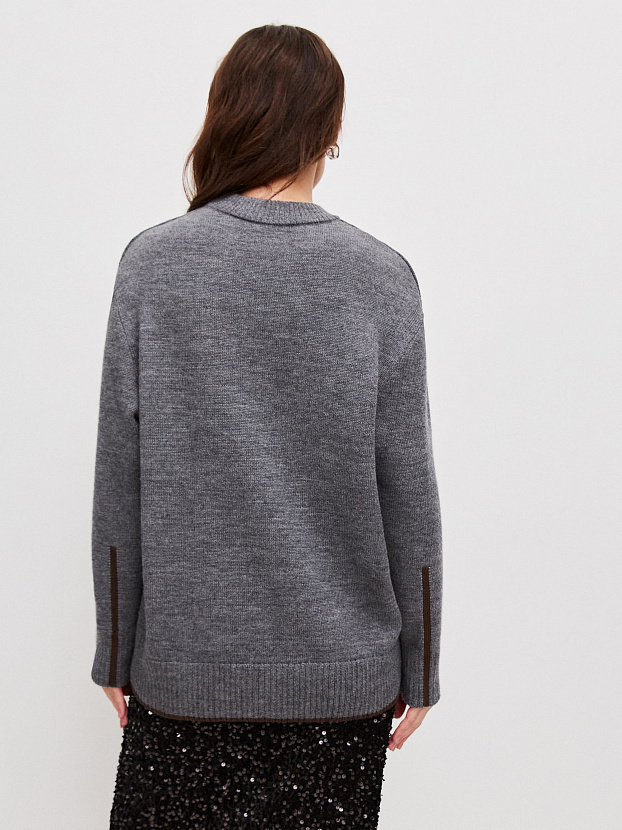 Кураж джемпер трикотажный (маренго, 44-46)