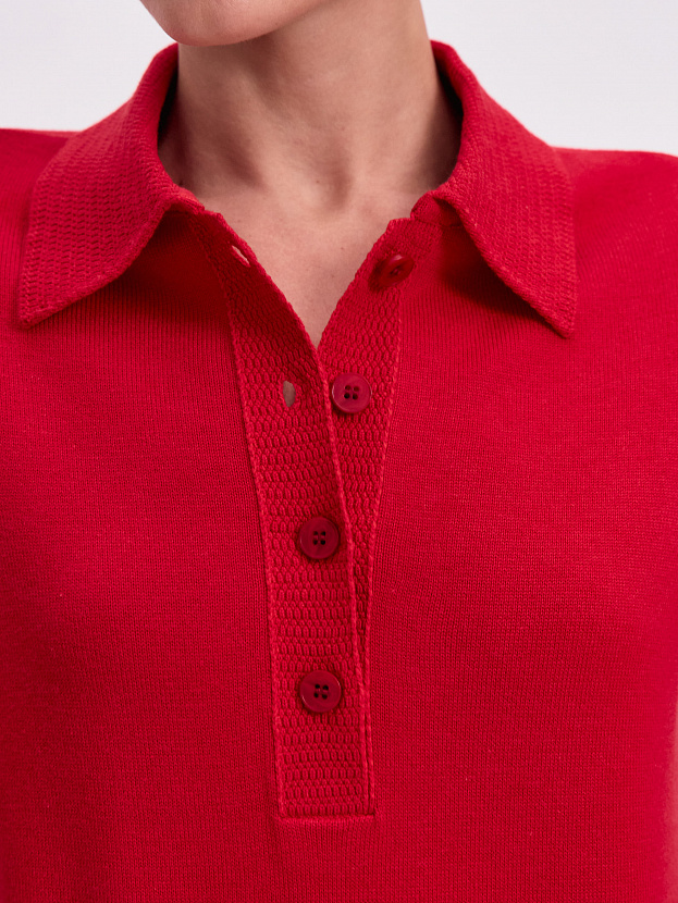 Эрно джемпер трикотажный (красный, 44-46)