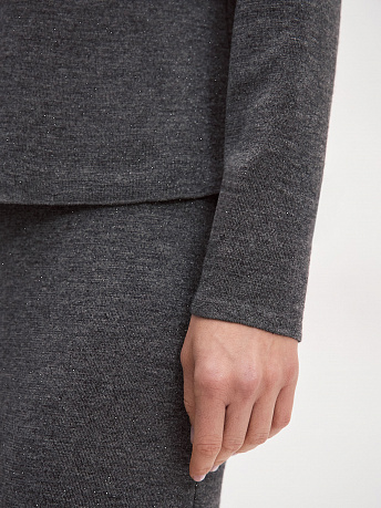 Джемпер из шерсти мериноса с вискозой и люрексом Логан