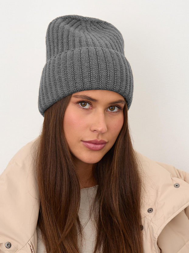 Лайт шапка трикотажная (мышино-серый, 56-58)