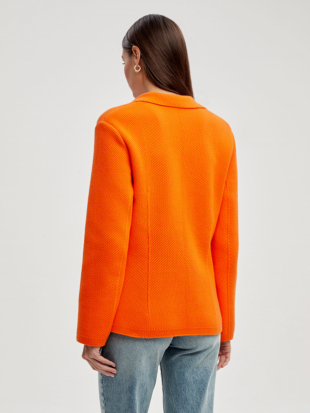 Рута жакет трикотажный (оранжевый, 46)
