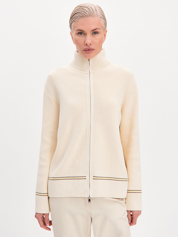 Бельгия джемпер трикотажный (кремовый, 44-46)