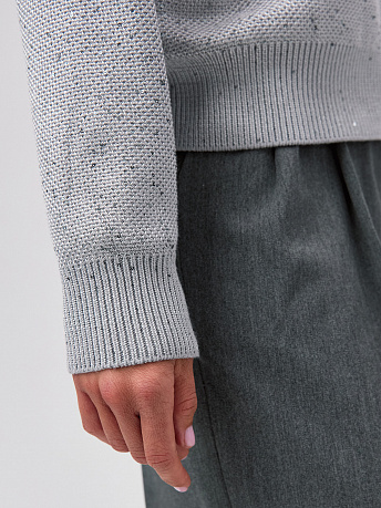 Бомбер из хлопка с пайетками Рио