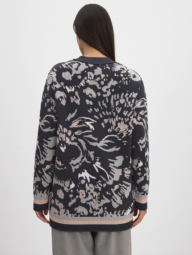 Гарда кардиган трикотажный (серый, 44-46)