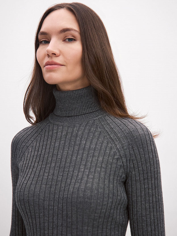 Бридж водолазка трикотажная (маренго, 44-46)