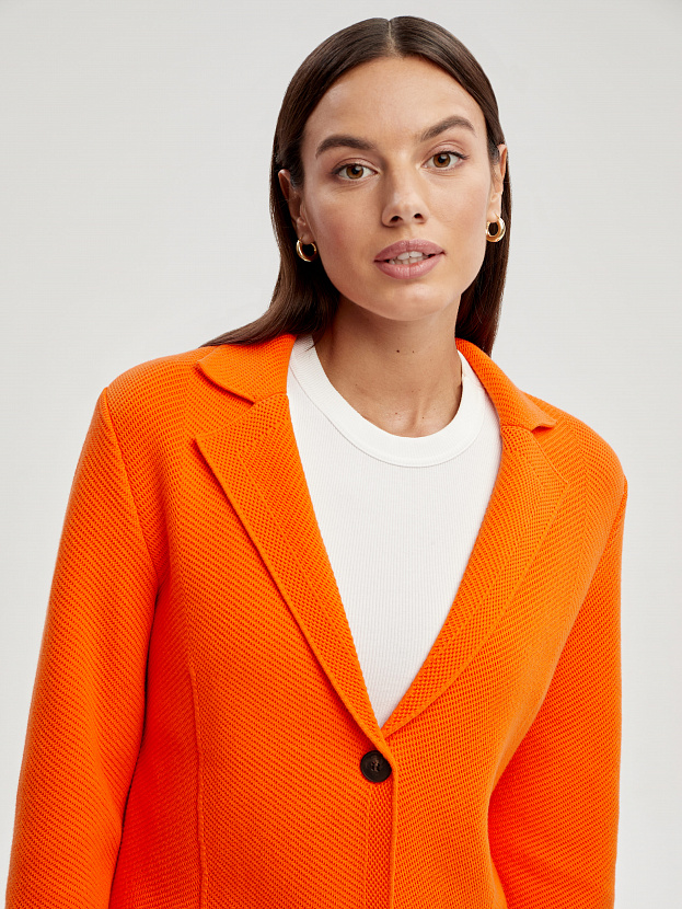 Рута жакет трикотажный (оранжевый, 46)