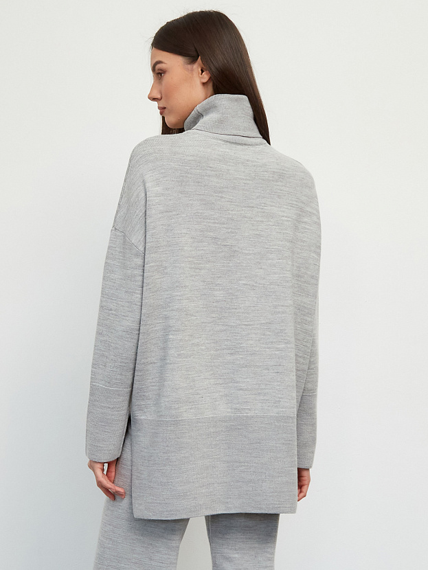 Сатурн джемпер трикотажный (св.серый меланж, 44-46)