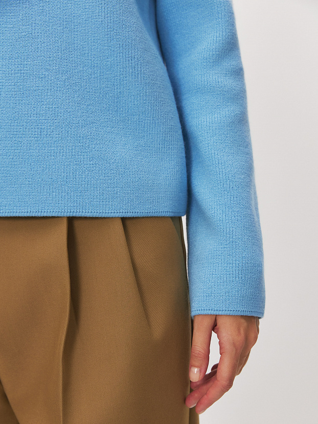 Крафт джемпер трикотажный (голубой, 44-46)