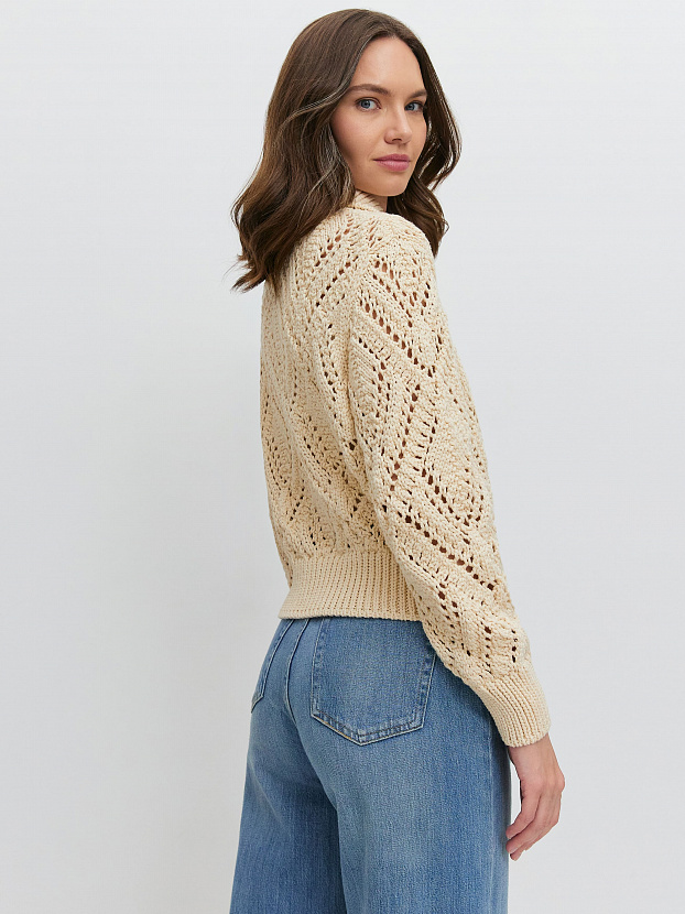 Риччи джемпер (бомбер) трикотажный (кремовый, 44-46)