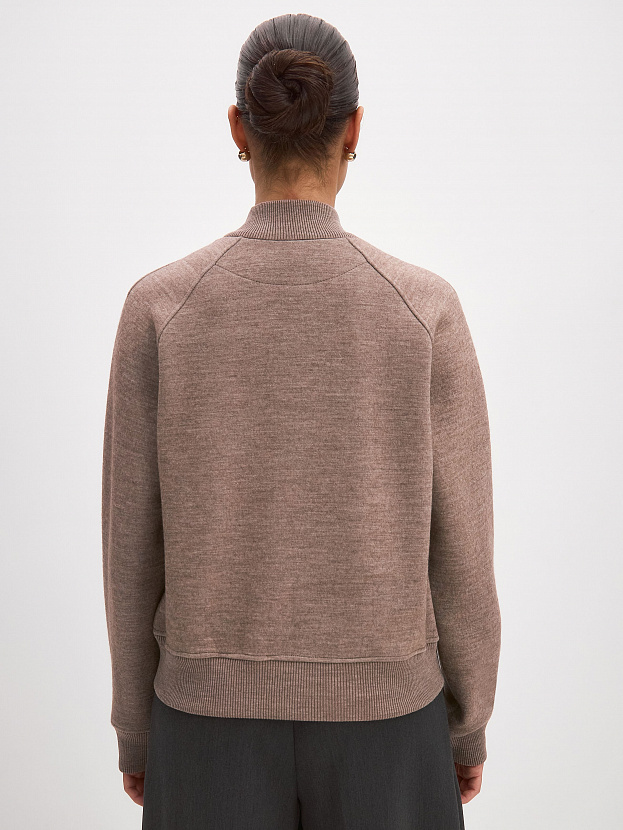 Арте кардиган (бомбер) трикотажный (какао, 44-46)