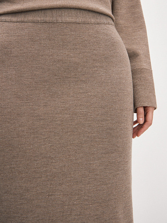 Юбка из шерсти мериноса Каролла