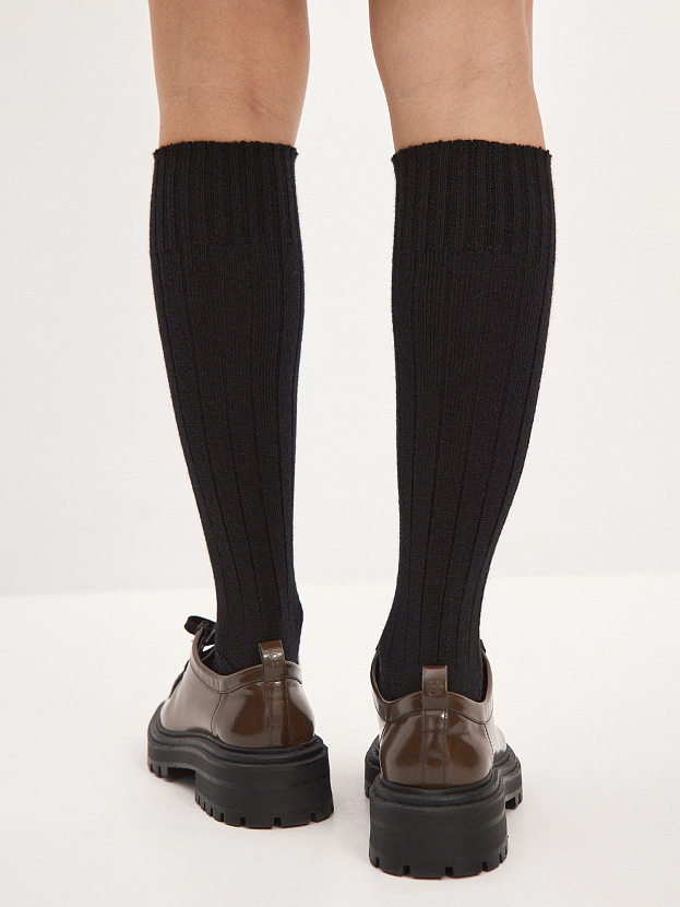 Гольфы трикотажные Степ (черный, 36-40)