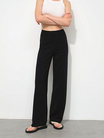 Брюки с хлопком Палаццо