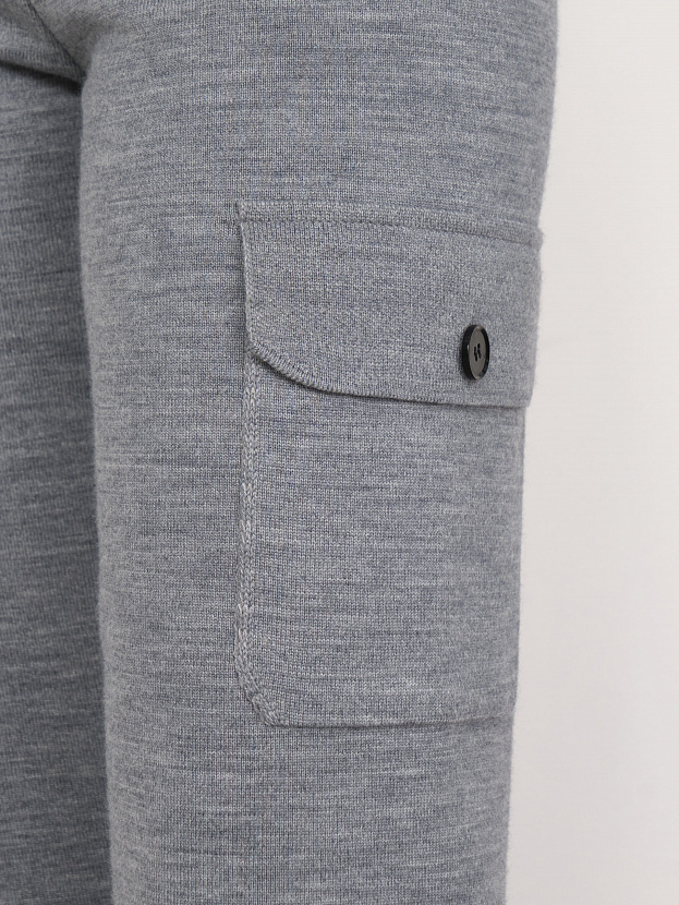 Эверест брюки трикотажные (серый меланж, 44-46/164-170)