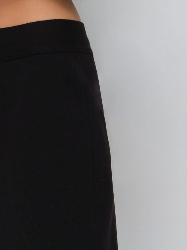 Моне юбка трикотажная (черный, 46)