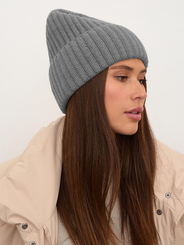 Лайт шапка трикотажная (серый, 56-58)