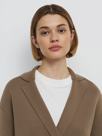 Пиджак двубортный из хлопка Монако