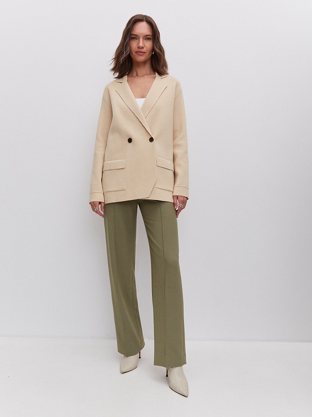 Фарго пиджак трикотажный (светло-бежевый, 44-46)