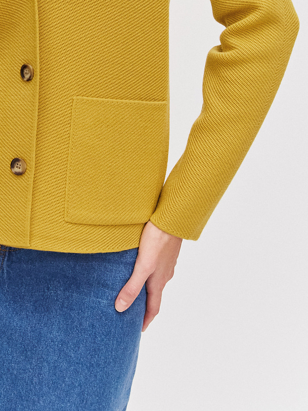 Аврора жакет трикотажный (охра, 44-46)