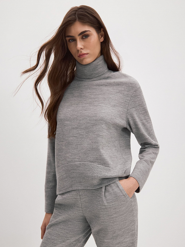 Вест костюм (джемпер + брюки) трикотажный (св. маренго, 40-42/164-170)