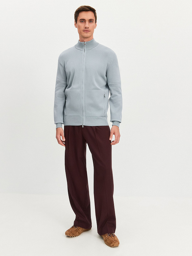 Коломбо кардиган трикотажный (серо-голубой, 48/176-182)