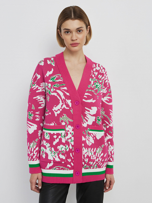 Гарда кардиган трикотажный (фуксия, 44-46)