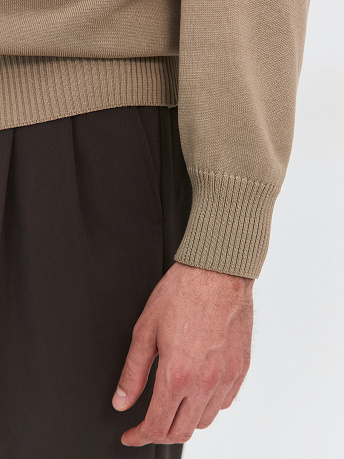 Кардиган мужской на молнии из хлопка